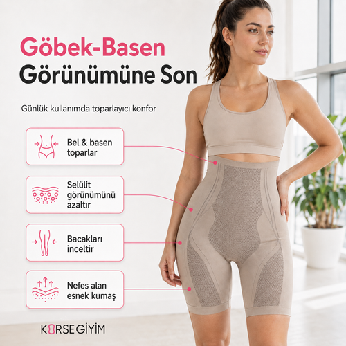 Yağ Yakıcı Basen Giderici Korse Şort