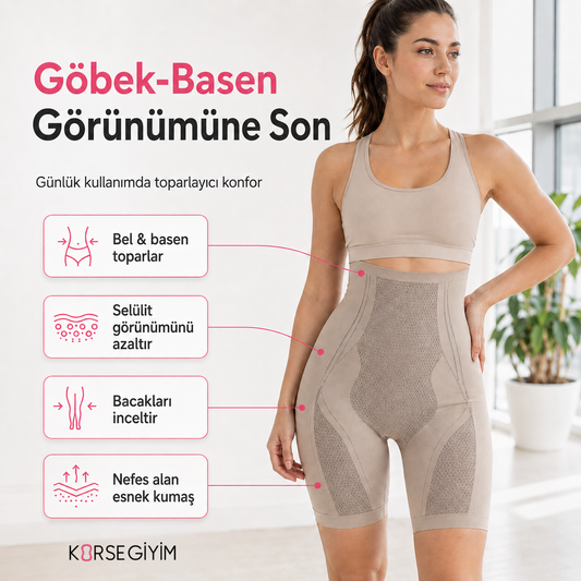 Yağ Yakıcı Basen Giderici Korse Şort