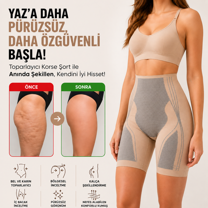 Yağ Yakıcı Basen Giderici Korse Şort